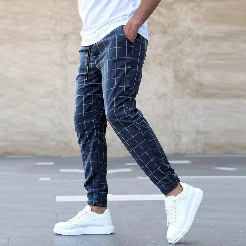 Noirval™ | Pantalon jogger à carreaux pour homme